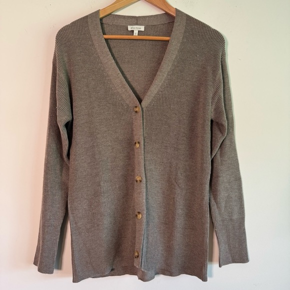 Ella Moss ribbed cardigan sweater size small - Picture 1 of 5